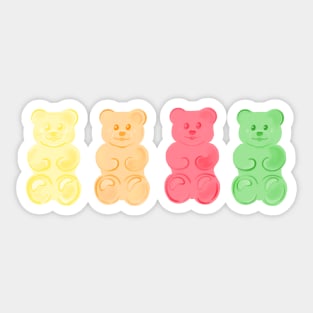 Gummy Bear - candy colors Sticker